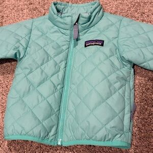 Patagonia Light Blue Quilted Jacket